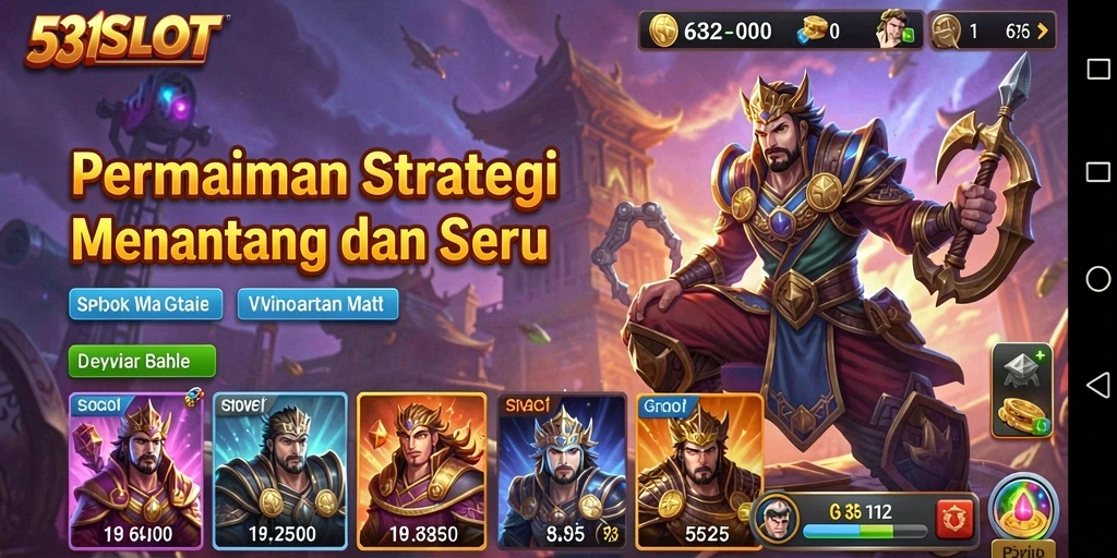 Tampilan gameplay epik dari 531SLOT, aksi strategi yang mendebarkan.