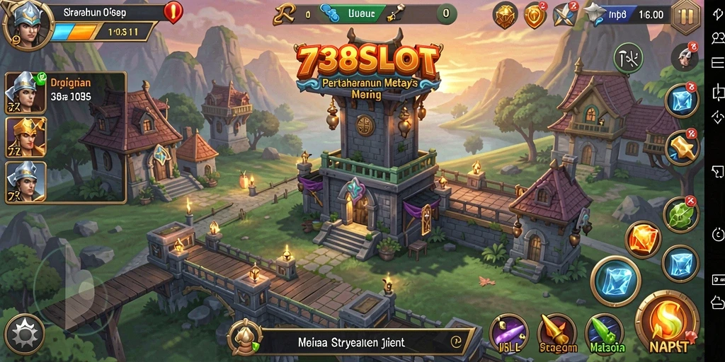 Tangkapan layar memperlihatkan aksi seru dalam gameplay Tower Defense.