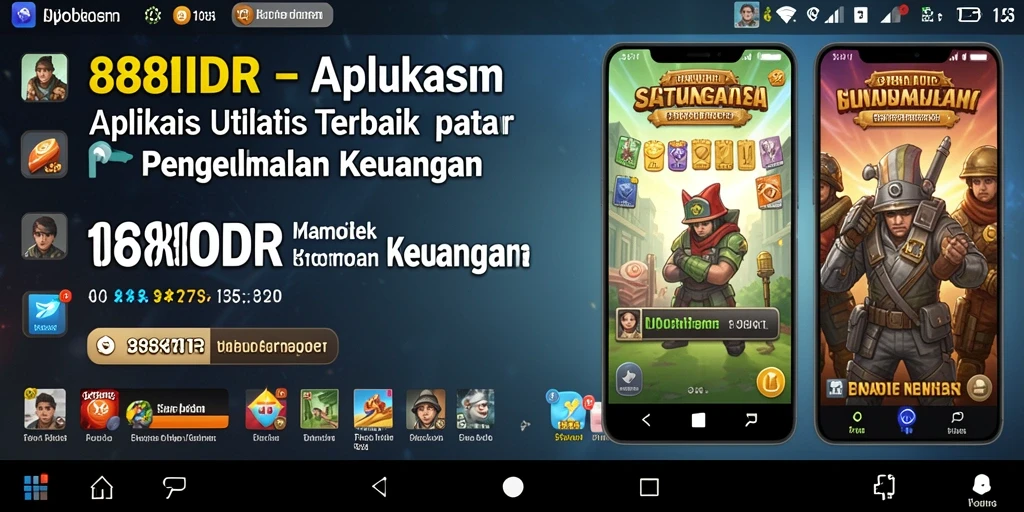 Tampilan antarmuka 888IDR dengan fitur pengelolaan keuangan yang intuitif.