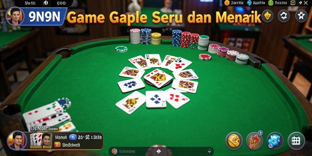 Tampilan gameplay seru dari 9N9N yang menggugah semangat.