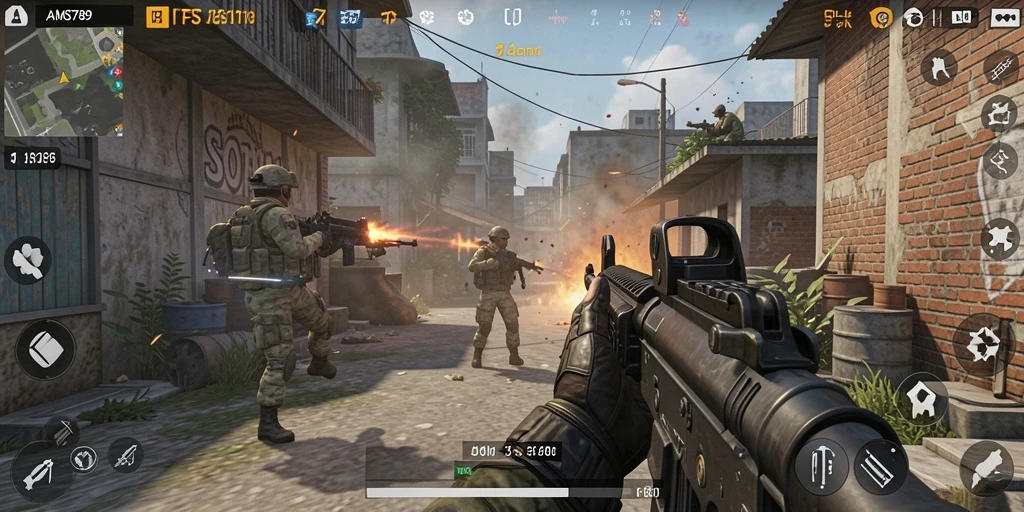 Tampilkan aksi mendebarkan gameplay FPS di AMS789 dengan grafis menawan.