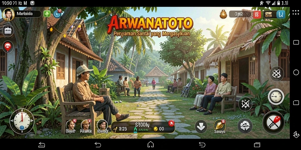 Tampilan gameplay ARWANATOTO yang menarik dan mengasyikkan.
