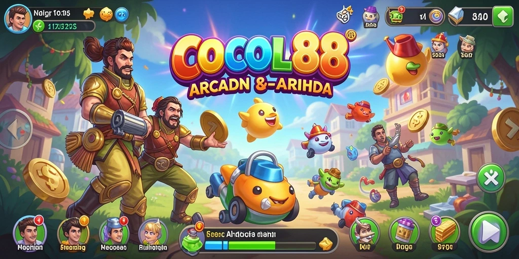 Tampilan gameplay seru dan menantang dalam COCOL88.