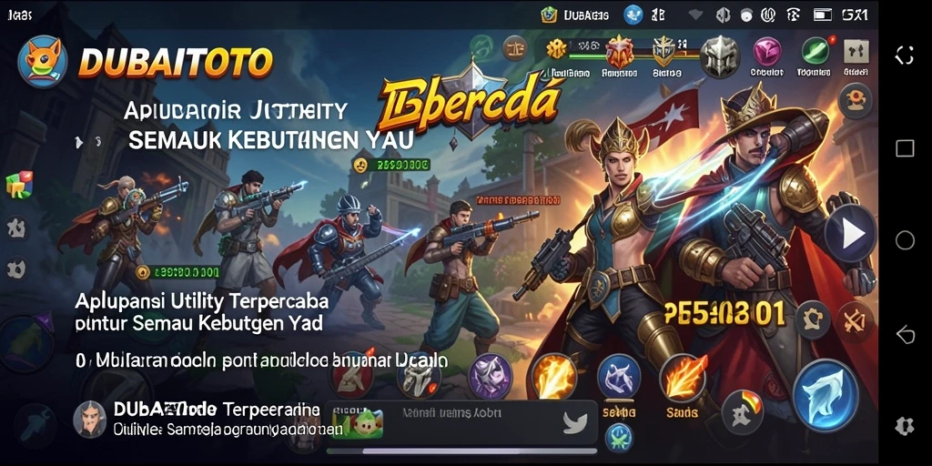 Tampilan antarmuka DUBAITOTO yang sederhana dan efektif.