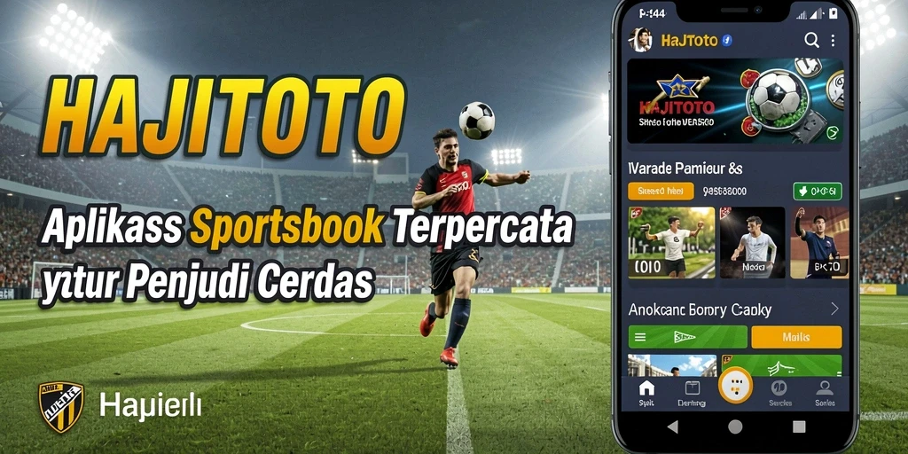 Screenshot gameplay HAJITOTO menunjukkan fitur taruhan olahraga yang interaktif.