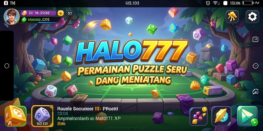 Screenshot gameplay HALO777 yang menunjukkan serunya menyelesaikan puzzle.