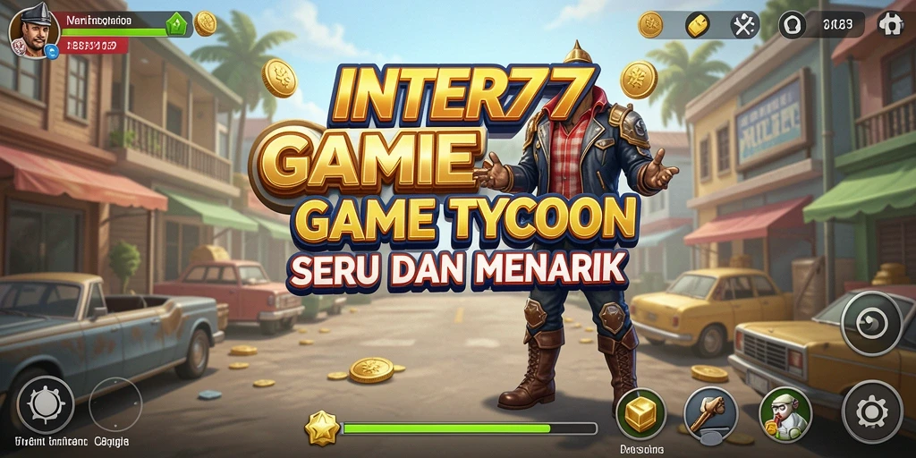 Tampilan gameplay INTER77 yang penuh strategi dan tantangan bisnis.