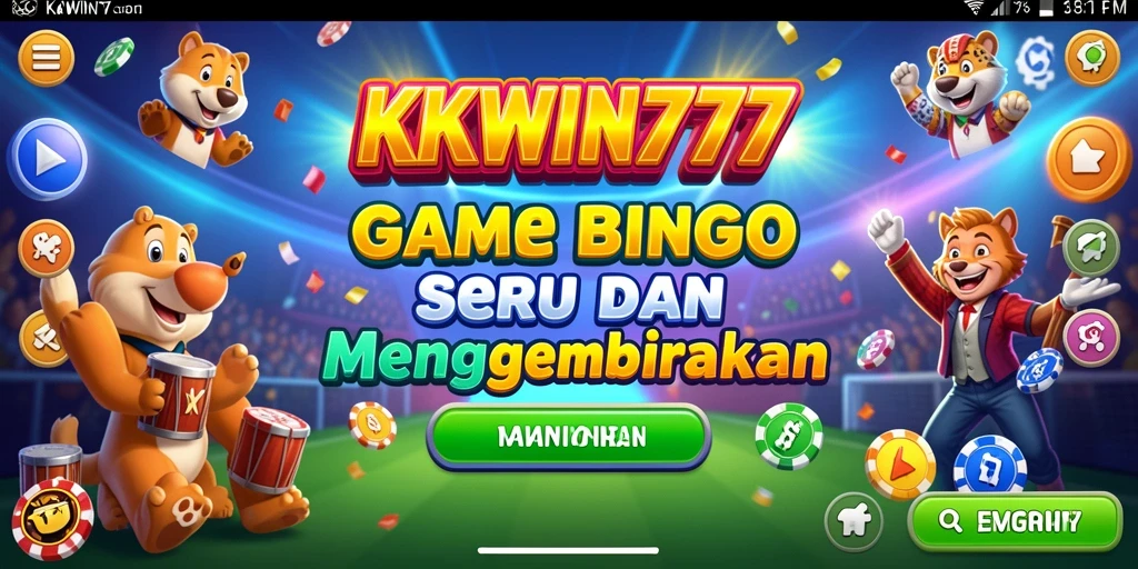Tampilan seru dalam gameplay Bingo KKWIN777.