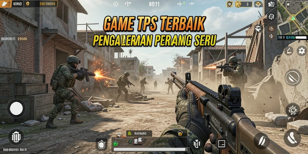 Tampilan gameplay KOKO11 dengan aksi menegangkan di medan perang.