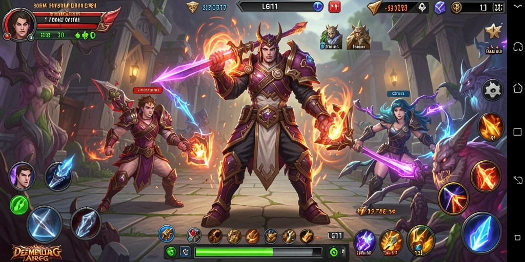 Tampilan gameplay ARPG yang seru dan penuh aksi.