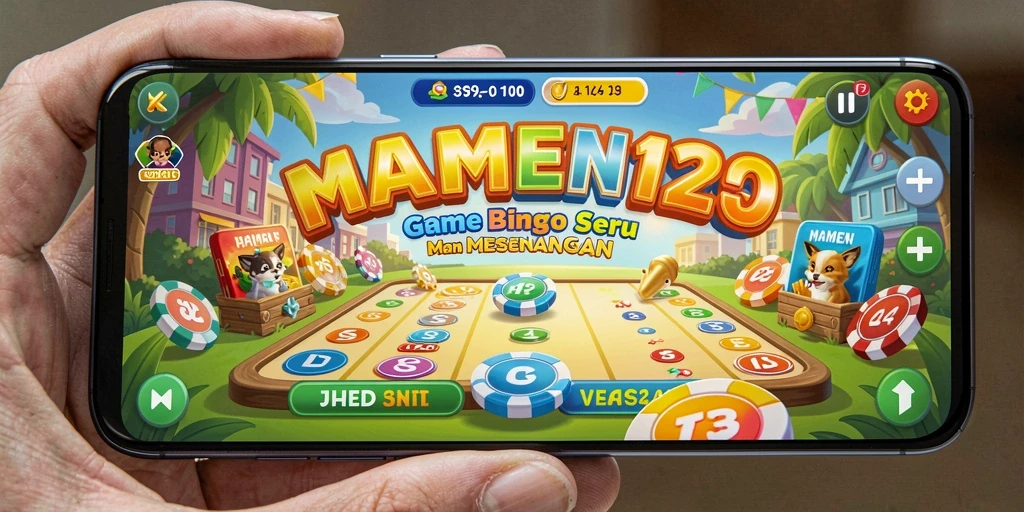 Tampilan gameplay Bingo MAMEN123 yang menarik dan interaktif.