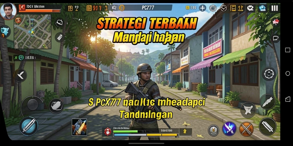 Tangkapan layar gameplay <strong>PCX777</strong> menampilkan pertempuran strategis yang mendebarkan.