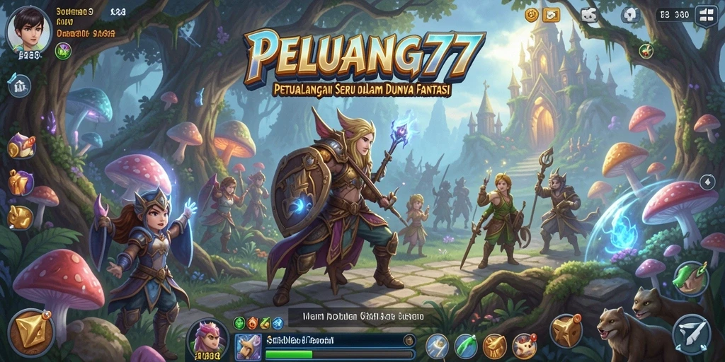 Screenshot PELUANG77 menampilkan aksi petualangan yang mendebarkan.