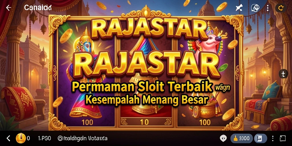 Gameplay menarik dan seru di RAJASTAR dengan berbagai fitur slot.