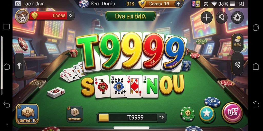 Tangkapan layar gameplay T9999 yang seru dan interaktif.